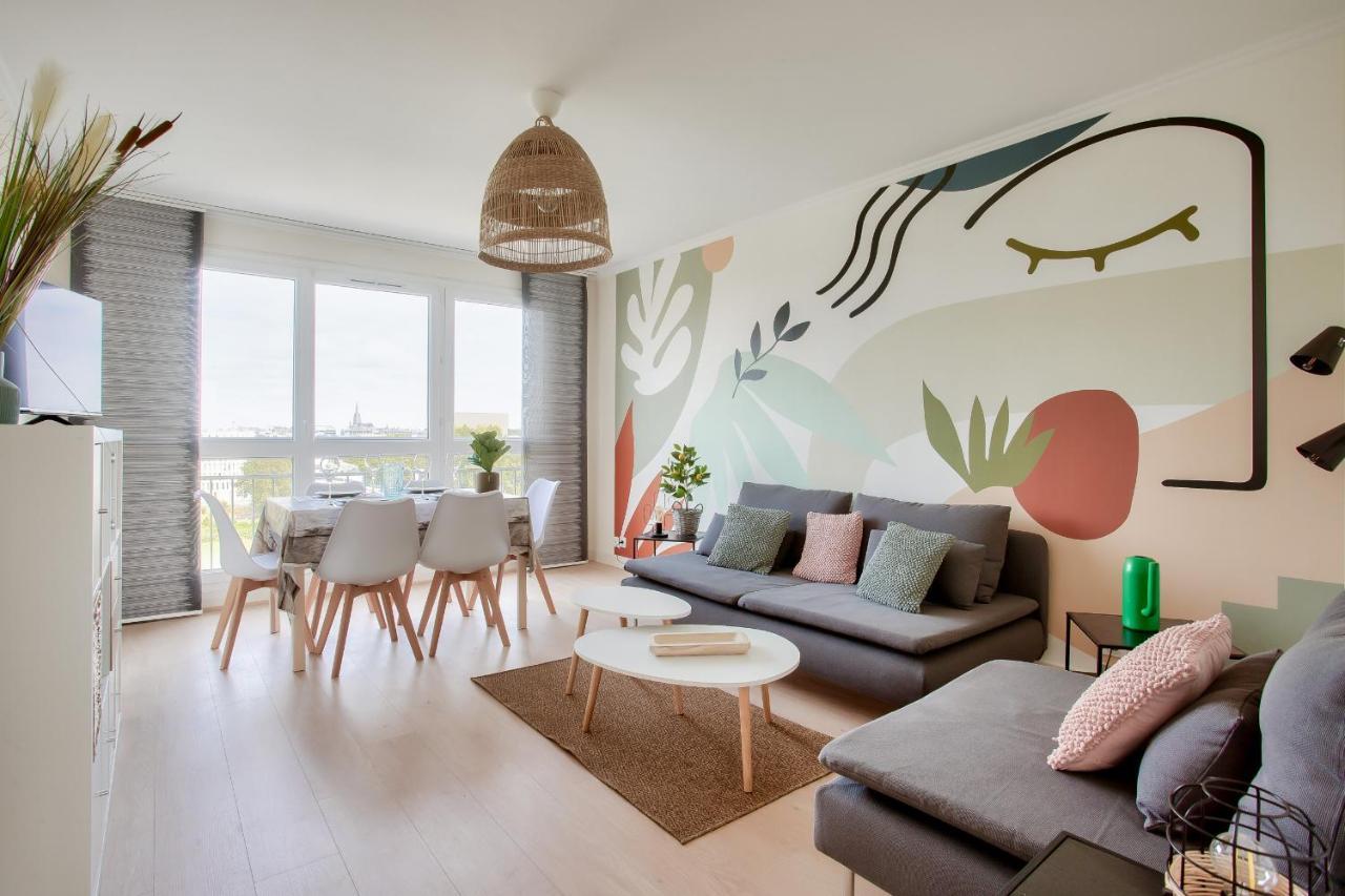 Escapade Sur L'Ile De Nantes Avec Vue Sur La Loire Apartment Exterior foto