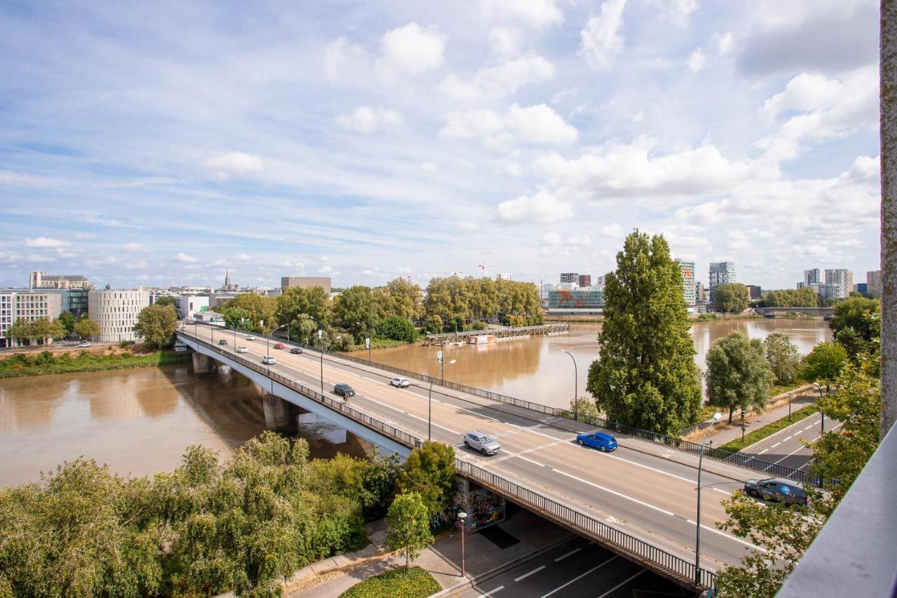 Escapade Sur L'Ile De Nantes Avec Vue Sur La Loire Apartment Exterior foto